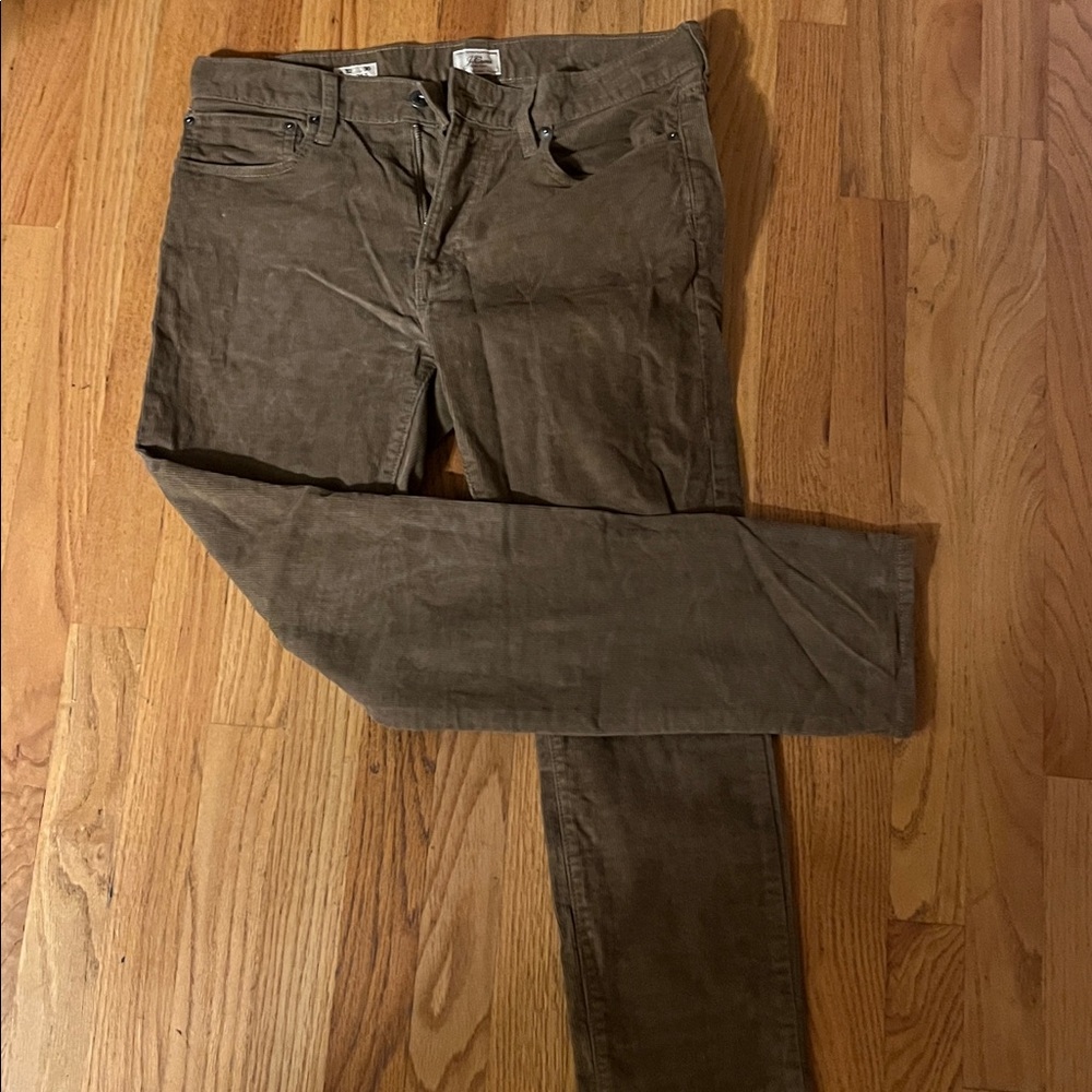 J.Crew 250 Skinny-fit stretch corduroy pant Sz W32 L30 #AQ995.